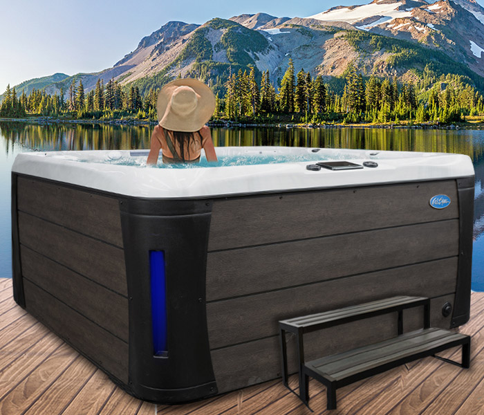 Calspas hot tub being used in a family setting - hot tubs spas for sale Santa Clarita