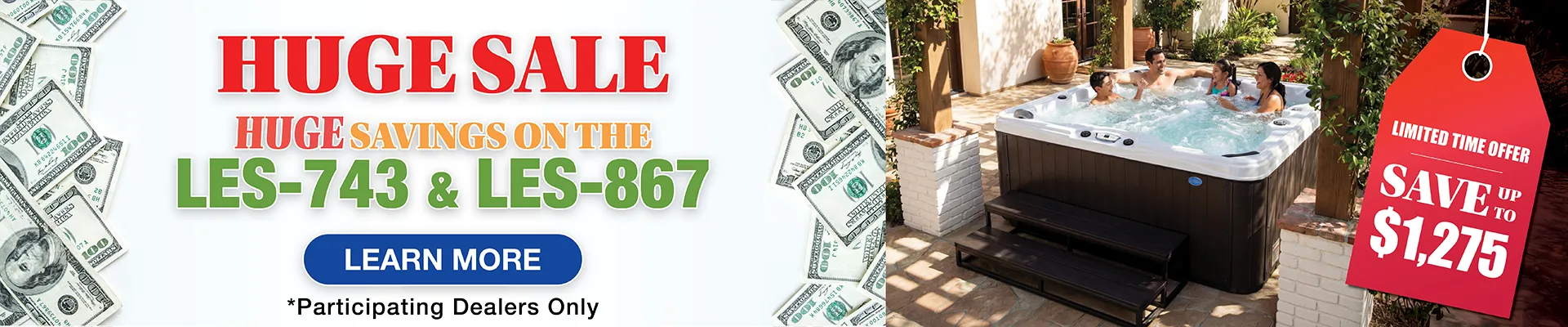 Calspas hot tub being used in a family setting - Santa Clarita